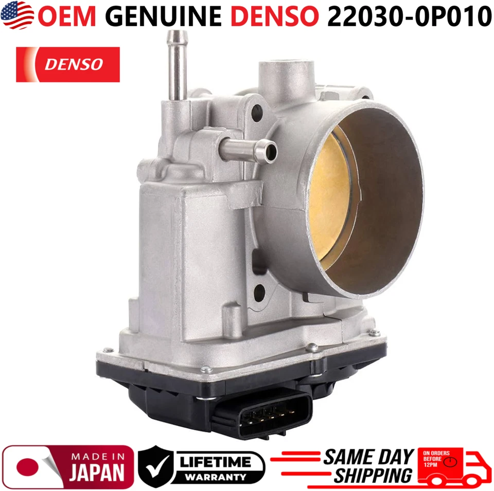 OEM DENSO Throttle Body For 2003-2015 Toyota 4Runner Tacoma Tundra, 22030-0P010 - Image 2 of 4