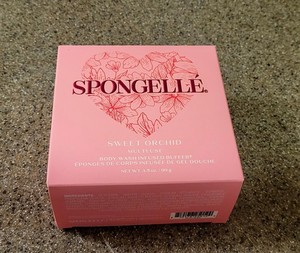HEART SHAPED BODY WASH INFUSED BUFFER- SWEET ORCHID  20+ USES (WHITE)