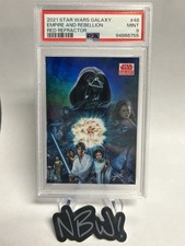 2021 Topps Star Wars Chrome Galaxy Empire And Rebellion  Red /5  PSA 9