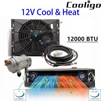NEW 12V Universal Cool&Heat Electric Underdash Air Conditioner DC Auto Car A/C