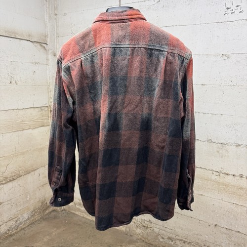 Vintage 90s Distressed Sun Faded Plaid Flannel Shirt Size XL No Tag 25in X 30in, Size XL, $38.88 - Photo 2