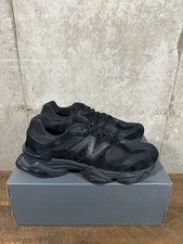 Size 15 - New Balance 9060 Triple Black Suede