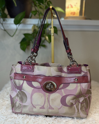 Coach Penelope Optic Signature Carryall Satchel F17140