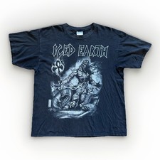 Vintage Iced Earth Shirt Mens XL Metal Band Tee Child of the Wicked Fan Club Y2k