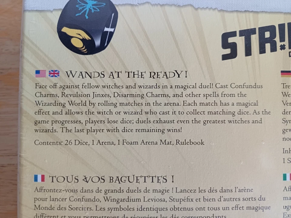 Ravensburger Harry Potter Strike Dice Game, New/Sealed - Wizarding World - Image 3 of 4