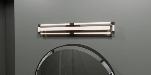 Quoizel PCEIA8532 Elias 32"W Vanity Light - Black - Picture 6 of 7