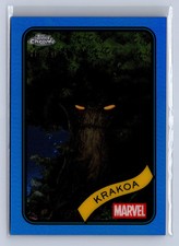 2025 Topps Chrome Marvel Krakoa Blue Refractor /299 #180