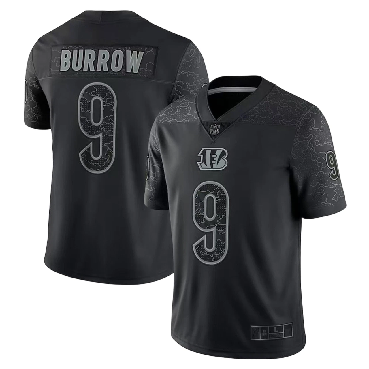 Men's Black RFLCTV Reflective Jersey