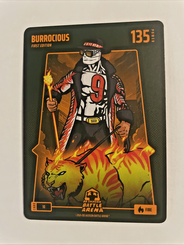 Joe Burrow 2024 Bo Jackson Battle Arena Burrocious Fire Card!!