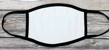 10 Pack Sublimation Blank Adult Face Mask Covers – Single Layer, DIY Heat Press 