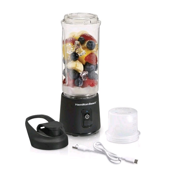 NEW Hamilton Beach Mini Cordless Portable Personal Blender 1