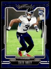 2021 Panini Playbook Caleb Farley Rookie Tennessee Titans #149