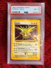 1999 Pokemon Game Base Set ZAPDOS Holo Rare #16/102 PSA 8 NM-MT WOTC