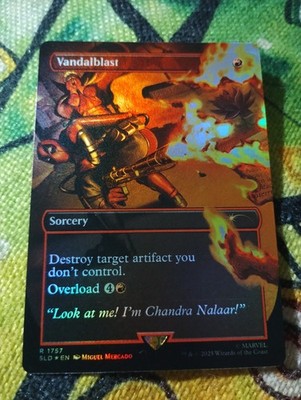 FOIL BORDERLESS Vandalblast - Deadpool SLD - NM - Magic: The Gathering - MTG