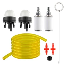 Primer Bulb Fuel Filter Hose Kit For Troy-Bilt TB685EC TB6044XP TB635EC Trimmer 