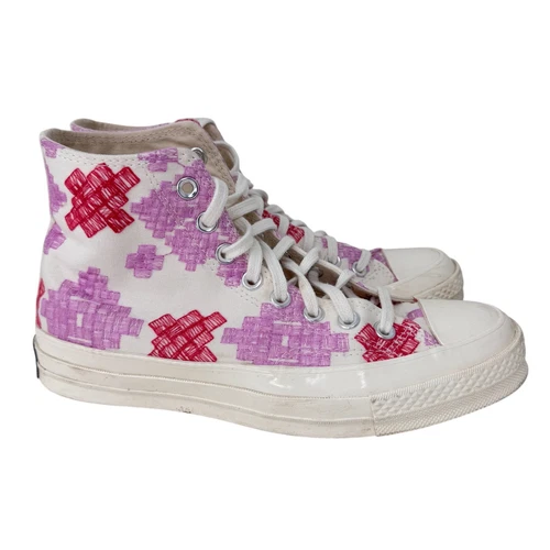 Scarpe alte donna Converse Chuck 70 Festival ricamate misura 8 5 A02183C