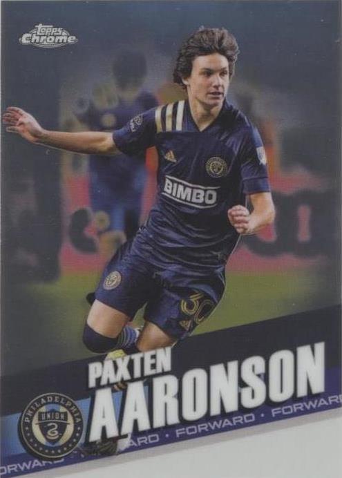 2022 Topps Chrome MLS Paxten Aaronson #14 - 1 of 1