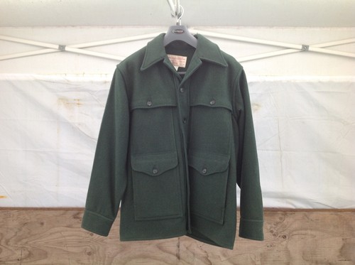 Chaqueta Cruiser Vintage Filson Single Mackinaw Talla 40 (L) Verde 100% Lana Virgen - Imagen 2 de 19