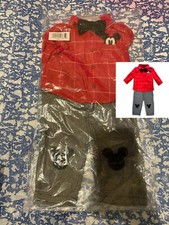 New Disney Mickey Mouse Holiday Shirt and Pant Set for Baby Size 0 - 3 Months