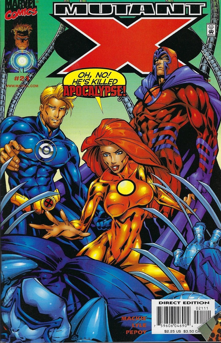 Mutant X (Marvel-1998) #21 - Earth 1298 - Havok | eBay