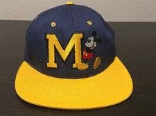 Vintage Youth Mickey Mouse Disney World Baseball Cap Hat
