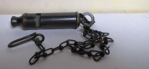 Late 1800 Early 1900 Horstmann, Phil General Service Whistle with Chain - Picture 1 of 4