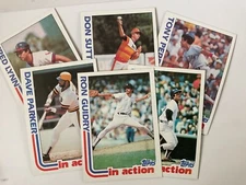 1982 Topps Baseball Cards #1 to #380 U Pick FREE SHIPPING UPDATED AUGUST  2025