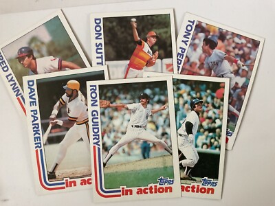 1982 Topps Baseball Cards #1 to #380 U Pick FREE SHIPPING UPDATED APRIL 2026