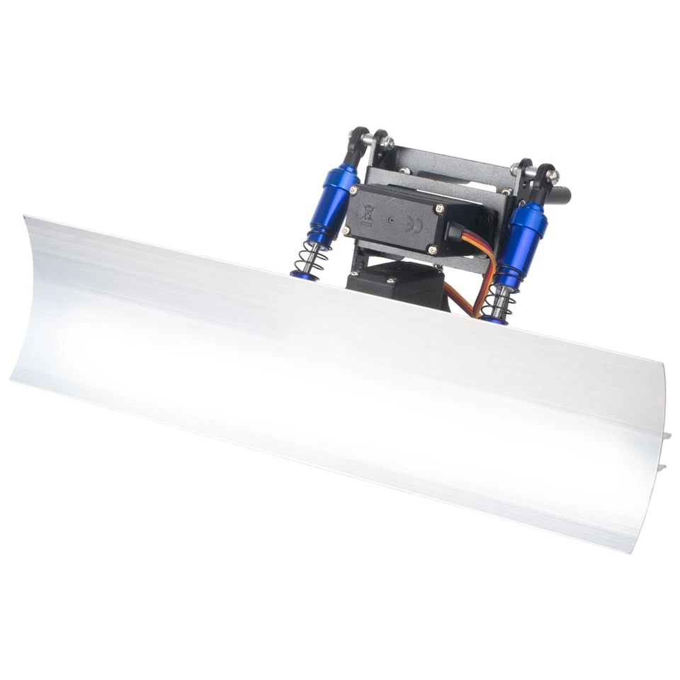 RC Alumium Snow Shovel Plow Blade with Servo Motor for 1/10 TRX4 Axial SCX10 II - Image 2 of 4
