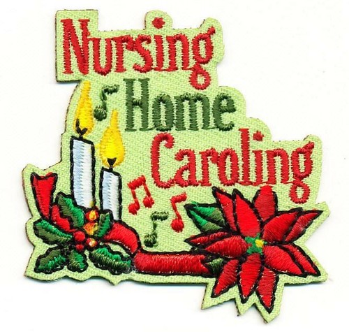 Girl Boy Cub NURSING HOME CAROLING Patches Badges Crests SCOUTS GUIDES Christmas