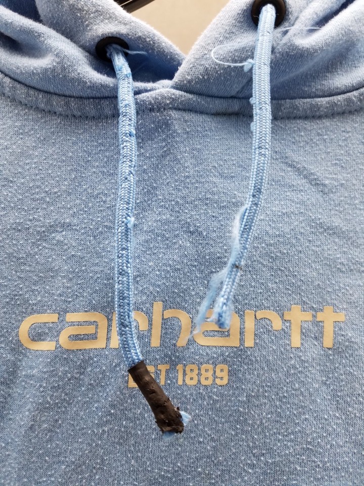 Men's CARHARTT Blue Pullover Hoodie XL eBay