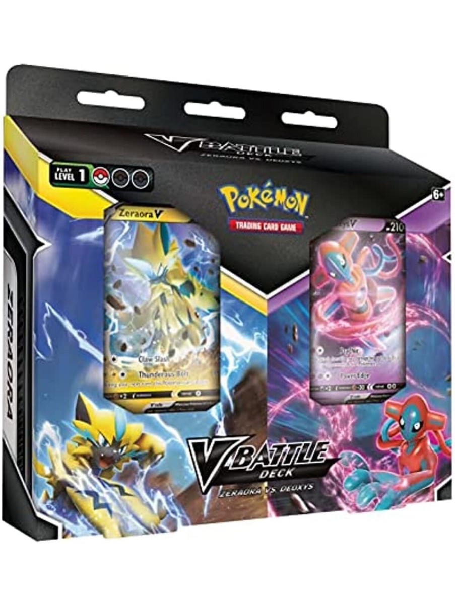 Pokemon TCG V Battle Deck Bundle Box Zeraora vs Deoxys Factory
