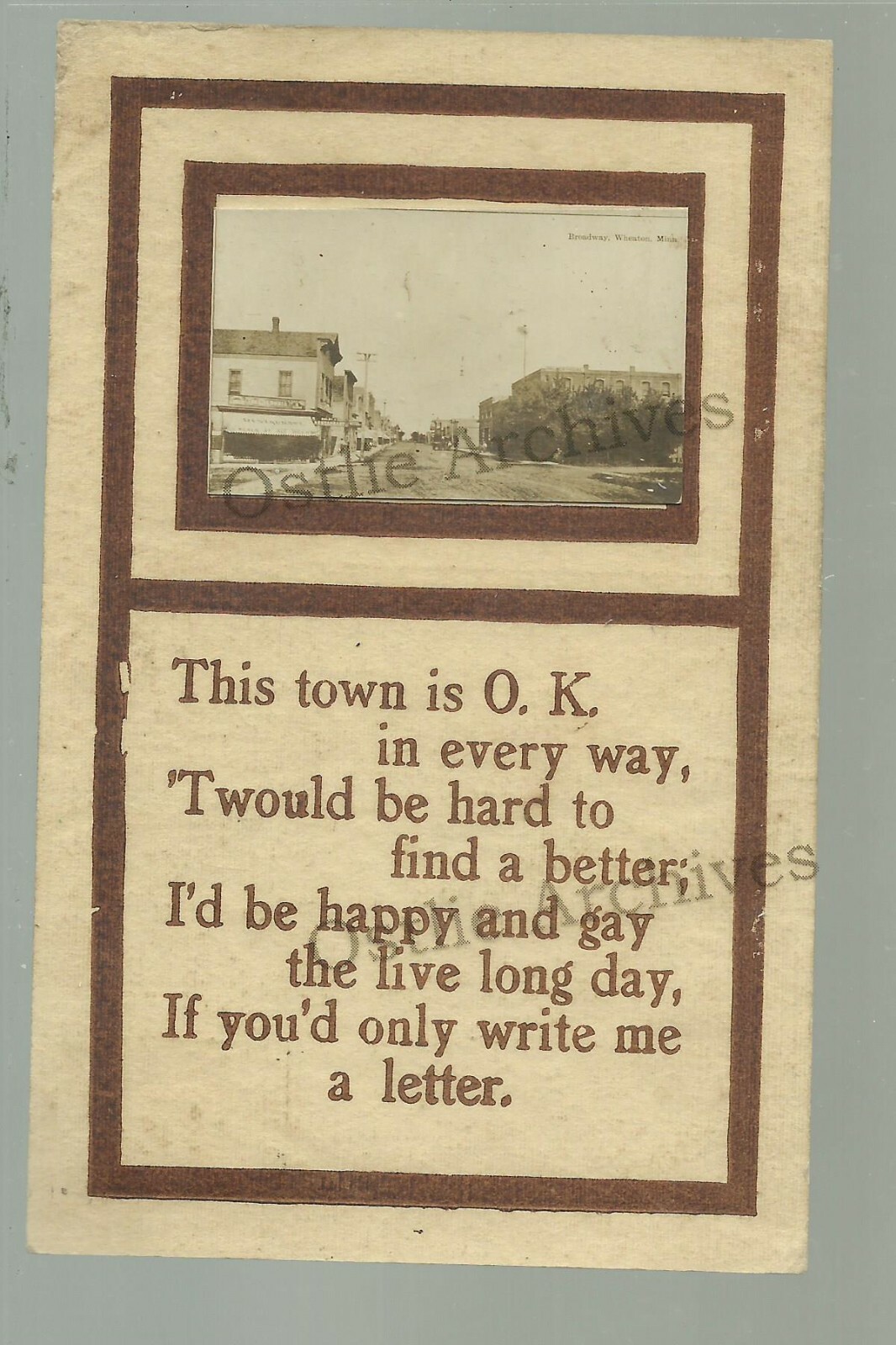 Wheaton MINNESOTA RPPC 1911 MAIN STREET nr Graceville Herman Dumont Norcross eBay