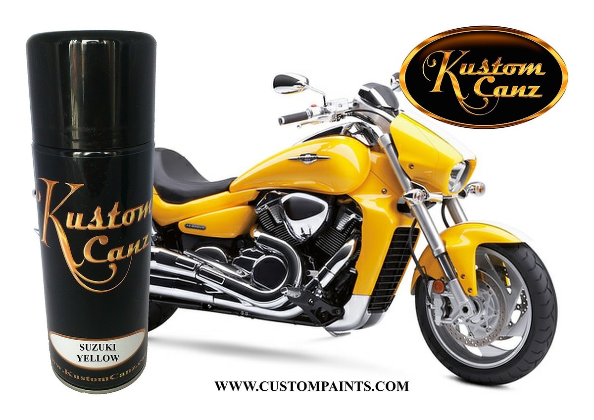 R\u0026B+ソウル da yellow dogs SUZUKI YELLOW AEROSOL CAN 12oz. MOTORCYCLE, AUTOMOTIVE, HOTROD