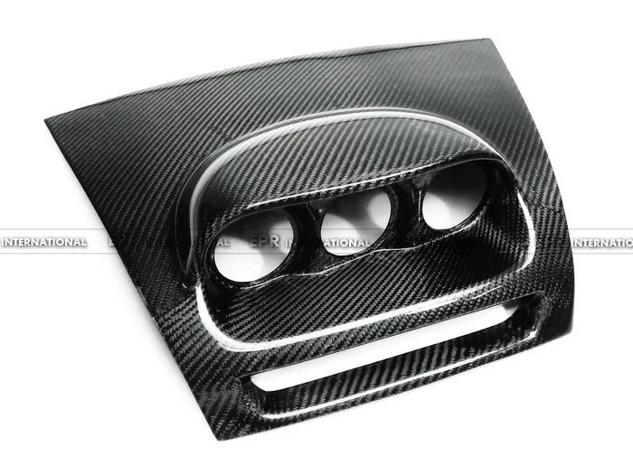 For Mazda RX8 Carbon Fiber Dash Mount Triple Gauge Pod RHD 60mm Glossy Interior - Image 4 of 4