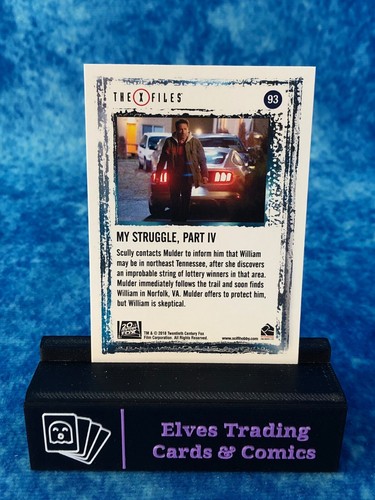 The X-Files: Seasons 10 & 11 SINGLE Non-Sport Trading card by Rittenhouse 2018 - Picture 176 of 182