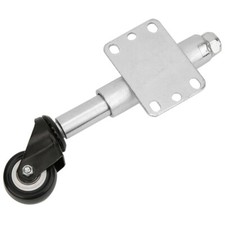 2' PU Gate Wheel Spring Loaded Caster Heavy Duty 110lbs Load Capacity