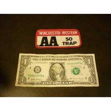 VINTAGE Winchester Western AA 50 Trap Clay Bird PATCH 1980's ORIGINAL Sportsman