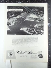 1957 AD, Chubb Son Ins Long Island Sound harbor Mamaroneck NY motor yacht boat