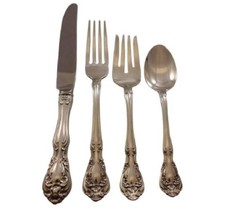 Alvin Chateau Rose Antique US Sterling Silver Flatware-Sets for