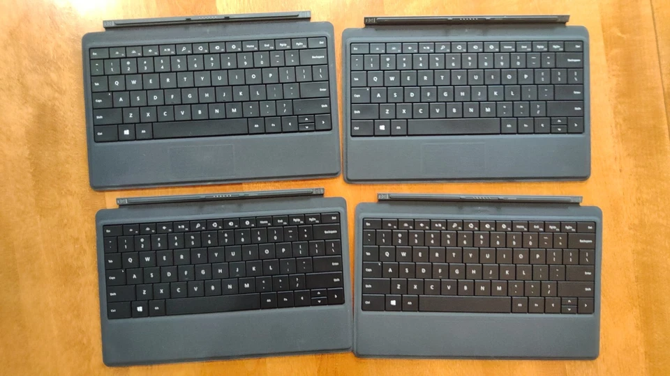 *Lote de 4* Microsoft Surface RT/2/Pro 1/Pro 2 Tipo Cubierta 2 Teclado Modelo 1561 Foto 2 de 4