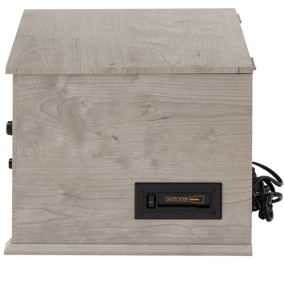 Crosley CR7015A-GY Medley 3-Speed Record Player Entertainment Center - Gray - Image 4 of 4