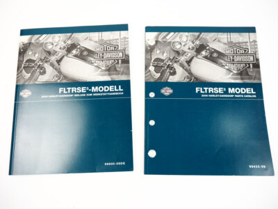 Harley FLTRSE3 CVO Road Glide Werkstatthandbuch und Parts Catalog 2009
