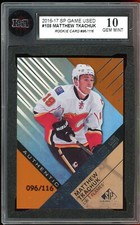 2016-17 SP Game Used #108 Matthew Tkachuk Rookie /116 KSA 10 Gem Mint