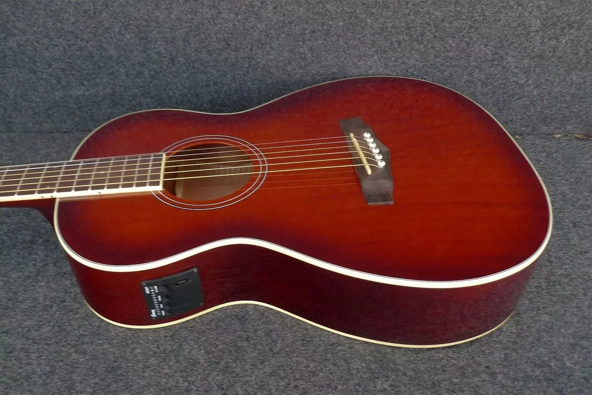 Ibanez PN12E VMS Acoustic Electric Parlor Size Compact Guitar