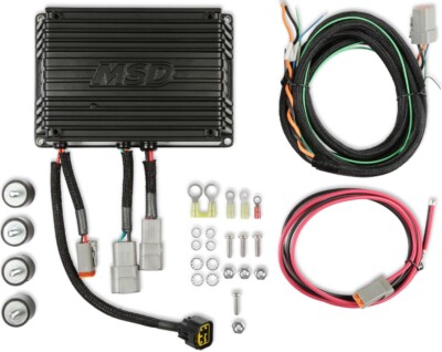 MSD IGNITION BOX,BLACK,RACE PRO 600 SINGLE CHANNEL,330-550V PRIMARY,4/6/8 CYL