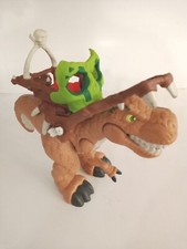 2014 Imaginext Dino Fortress 13" T-Rex Dinosaur w/ Sound  Figure Tested works