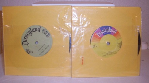 2 Disneyland 33 1/3 RPM Record Three Little Pigs Green Label Wizard of Oz New - Picture 2 of 4