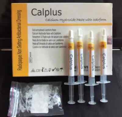 Prevest CALPLUS Calcium Hydroxide Paste with Iodoform 4x2gm Pack Dental