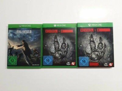 Xbox One Spiele Final Fantasy XV (15) und Evolve inkl. Cover